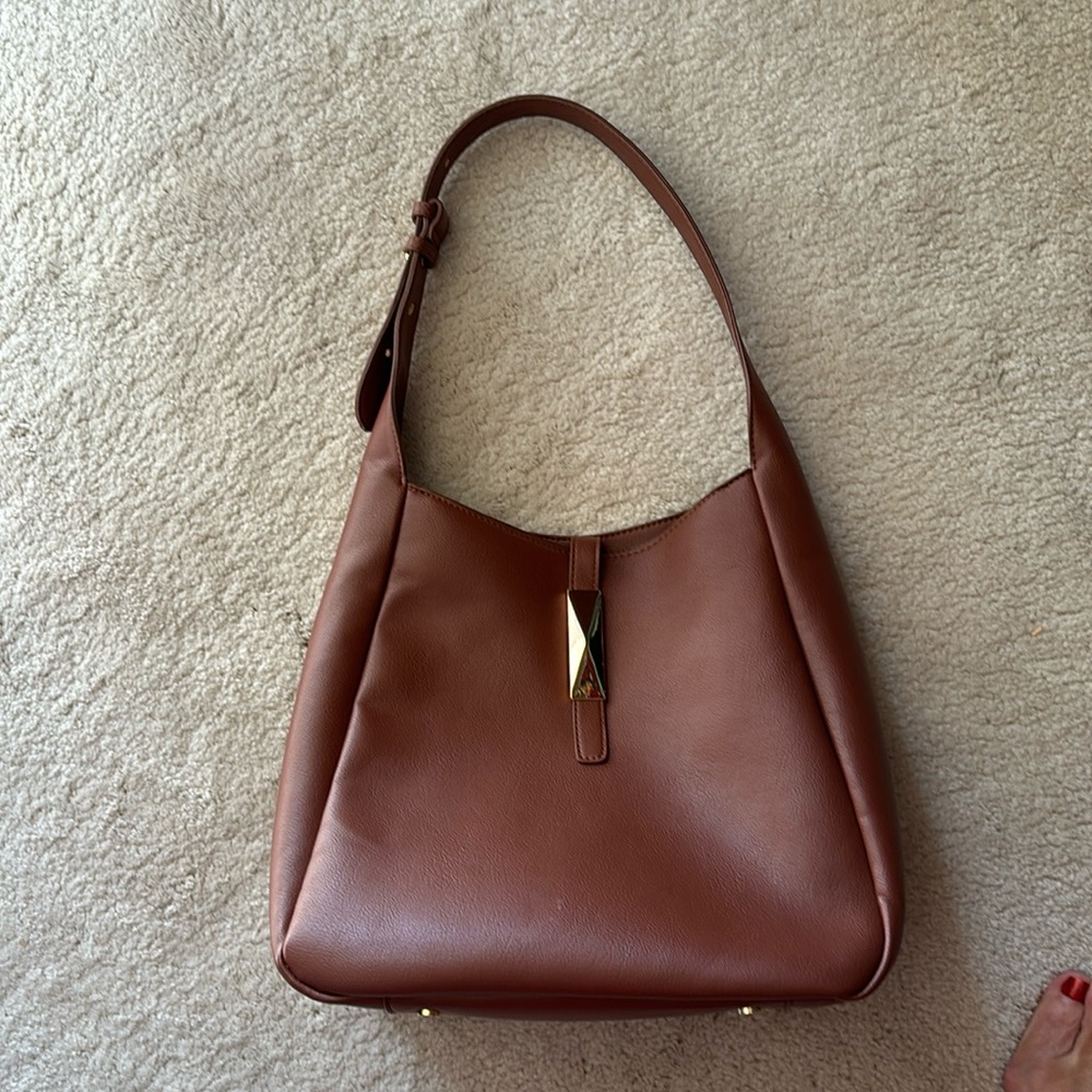 Brand new brownish large handbag with comfortable shoulder strap